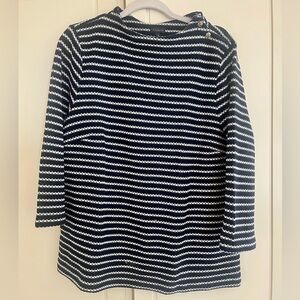 Talbots pullover cotton striped top - XL - NWOT